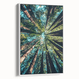 Vintage poster art of spring season, depicted in vibrant colors on an extra-large framed canvas.