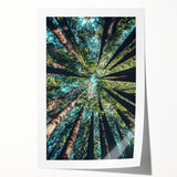 Extra large rolled print of spring floral art in pastel shades, suitable for art wall dining room.