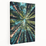 Spring-themed large art on stretched canvas featuring blooming trees in pastel colors, ideal for kitchen wall art.