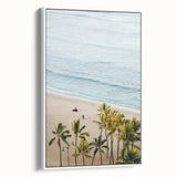 Vintage poster art featuring colorful abstract design on extra large framed canvas, ideal for living room decor.