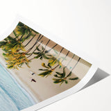 Extra large wall art featuring line art flowers in black on white, ideal as large living room wall art on rolled canvas.