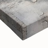 Black and white landscape art painting of a ship, printed on large stretched canvas, ideal for bedroom wall decor.