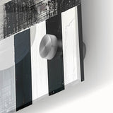 Acrylic Dining Room Artwork – Modern Black & White Abstract Art