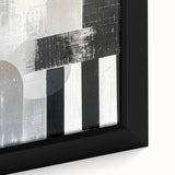 Acrylic Dining Room Artwork – Modern Black & White Abstract Art