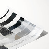 Acrylic Dining Room Artwork – Modern Black & White Abstract Art