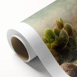 Succulent Botanical Wall Art - Modern Nature Canvas for Living Room