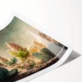 Succulent Botanical Wall Art - Modern Nature Canvas for Living Room