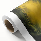 Abstract floral rolled canvas artwork showcasing vibrant color combinations of pinks, blues, and greens, elegantly designed for modern home decor. Perfect for adding a touch of artistic flair to any living space.