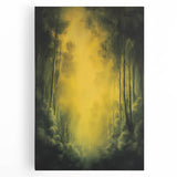 Abstract floral canvas artwork showcasing vibrant colors and intricate designs, perfect for home decor. The stretched canvas displays a modern aesthetic, ideal for enhancing living spaces.