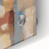 Geometric Abstract Wall Decor – Earth Tone Modern Canvas Print