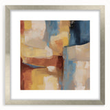 Geometric Abstract Wall Decor – Earth Tone Modern Canvas Print