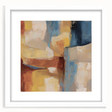 Geometric Abstract Wall Decor – Earth Tone Modern Canvas Print