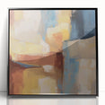 Geometric Abstract Wall Decor – Earth Tone Modern Canvas Print