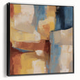 Geometric Abstract Wall Decor – Earth Tone Modern Canvas Print