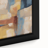 Geometric Abstract Wall Decor – Earth Tone Modern Canvas Print