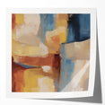 Geometric Abstract Wall Decor – Earth Tone Modern Canvas Print