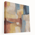 Geometric Abstract Wall Decor – Earth Tone Modern Canvas Print