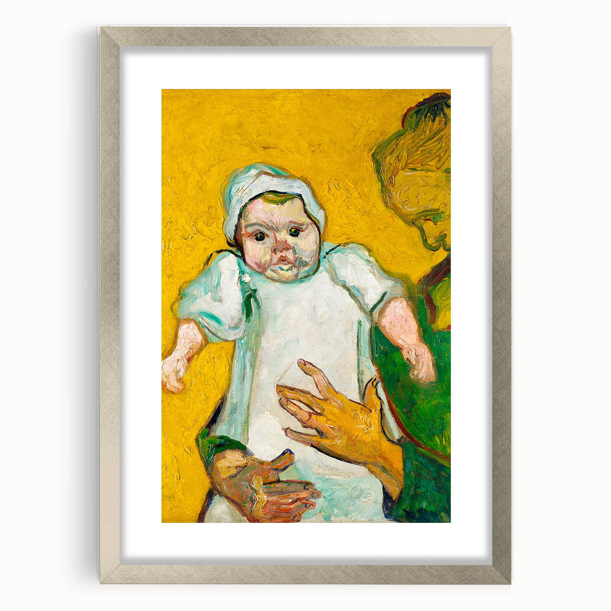 Impressionist Portrait - Madame Roulin and Baby by Van Gogh Wall Art