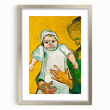 Impressionist Portrait - Madame Roulin and Baby by Van Gogh Wall Art