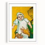Impressionist Portrait - Madame Roulin and Baby by Van Gogh Wall Art