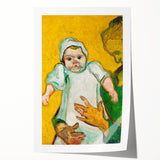 Impressionist Portrait - Madame Roulin and Baby by Van Gogh Wall Art