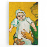 Impressionist Portrait - Madame Roulin and Baby by Van Gogh Wall Art