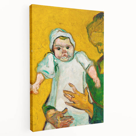 Impressionist Portrait - Madame Roulin and Baby by Van Gogh Wall Art