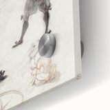 Elegant Modern Wall Art - Contemporary Sketch of Dog Trainer at Circus