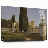 Classical Realism Landscape - Villa Albani Gardens by Eckersberg