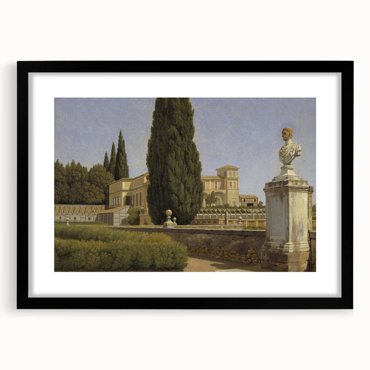 Classical Realism Landscape - Villa Albani Gardens by Eckersberg