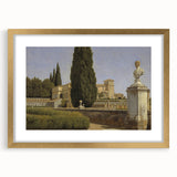 Classical Realism Landscape - Villa Albani Gardens by Eckersberg