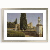 Classical Realism Landscape - Villa Albani Gardens by Eckersberg