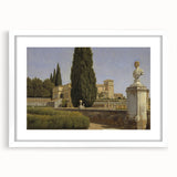 Classical Realism Landscape - Villa Albani Gardens by Eckersberg