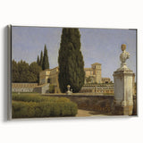 Classical Realism Landscape - Villa Albani Gardens by Eckersberg