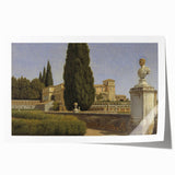 Classical Realism Landscape - Villa Albani Gardens by Eckersberg