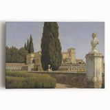Classical Realism Landscape - Villa Albani Gardens by Eckersberg