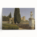 Classical Realism Landscape - Villa Albani Gardens by Eckersberg