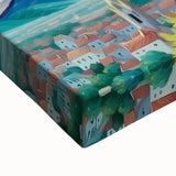 Dreamy Starry Night Girls Room Wall Art - Whimsical Nursery Print