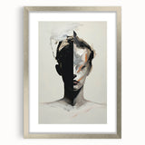 Contemporary Dining Art Pieces – Abstract Portrait Canvas Print