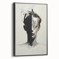 Contemporary Dining Art Pieces – Abstract Portrait Canvas Print