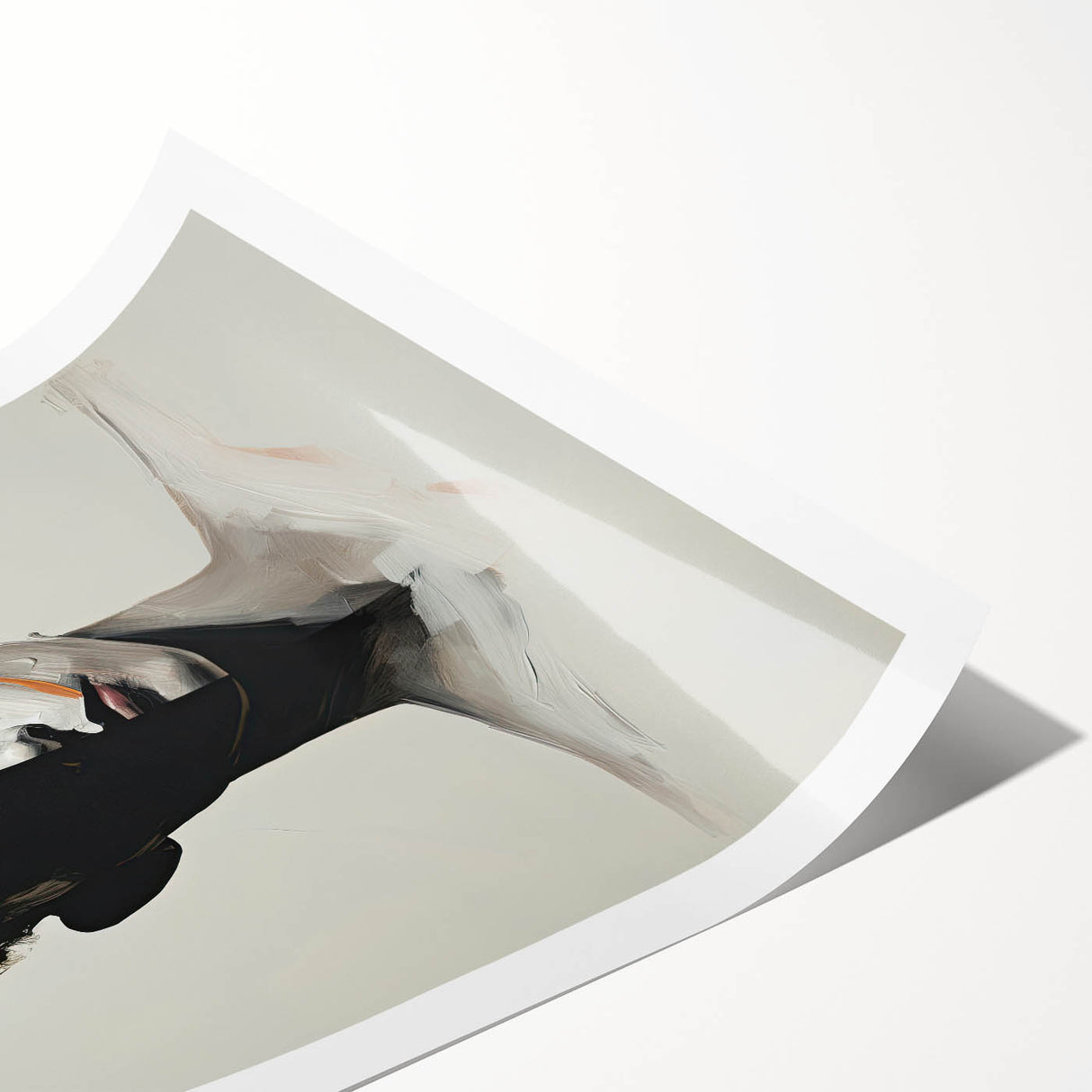 Contemporary Dining Art Pieces – Abstract Portrait Canvas Print