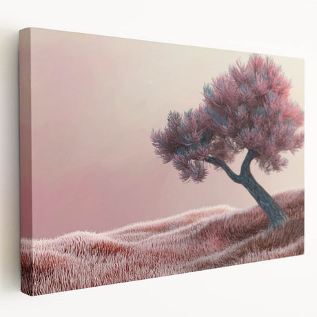 Stretched canvas artwork showcasing vibrant abstract floral designs with a textured surface, ideal for enhancing modern home decor. The side view highlights the depth and color variation, making it a striking focal point for any room.