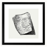 Expressionist Art - Telegraph by Leo Gestel Modern Wall Art Print