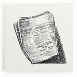 Expressionist Art - Telegraph by Leo Gestel Modern Wall Art Print