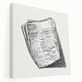 Expressionist Art - Telegraph by Leo Gestel Modern Wall Art Print