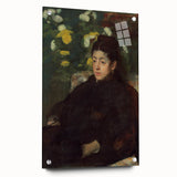 Impressionist Portrait - Mademoiselle Malo by Degas Wall Art Print