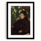 Impressionist Portrait - Mademoiselle Malo by Degas Wall Art Print