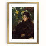 Impressionist Portrait - Mademoiselle Malo by Degas Wall Art Print