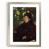 Impressionist Portrait - Mademoiselle Malo by Degas Wall Art Print