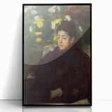 Impressionist Portrait - Mademoiselle Malo by Degas Wall Art Print